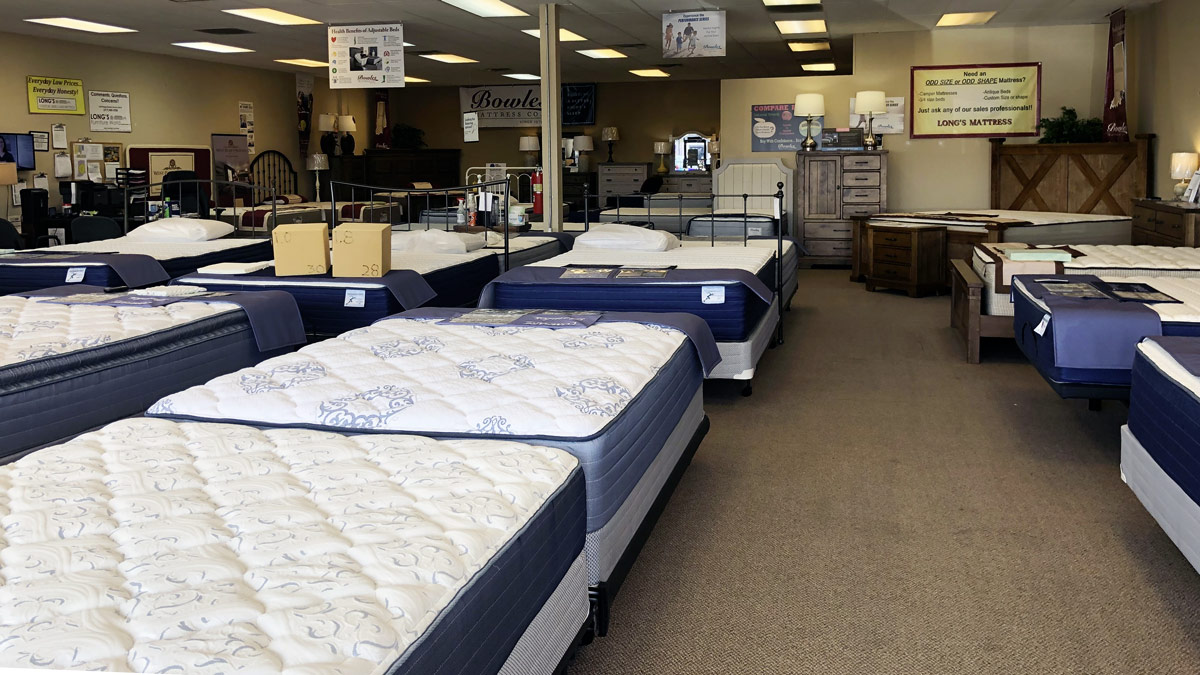 Bowles Mattresses sold right here at Long's Mattress in Greenwood, Indiana.