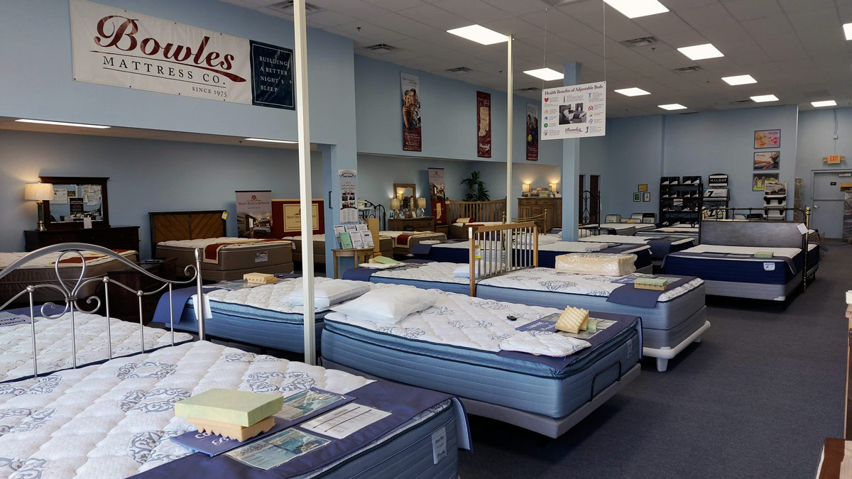 Bowles Mattresses sold right here at Long's Mattress in Zionsville, Indiana.